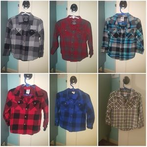 Flannel shirts